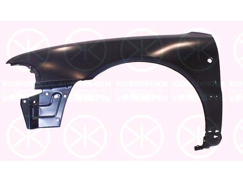 Wing, Right Front, with hole for direction indicator, Zinc-coated