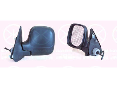 Exterior Mirror, Control: cable pull, Convex, Heatable, Left