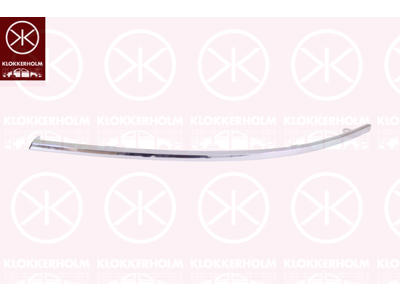 Trim/Protection Strip, bumper, chrome, Left Front