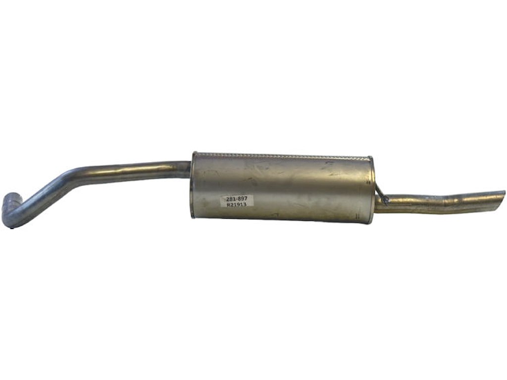 Rear Muffler, See accessories list for additionally required parts:  