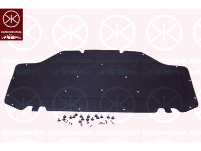 Ljuddämpning, motorrum, mellandel, Position: Motorhuv