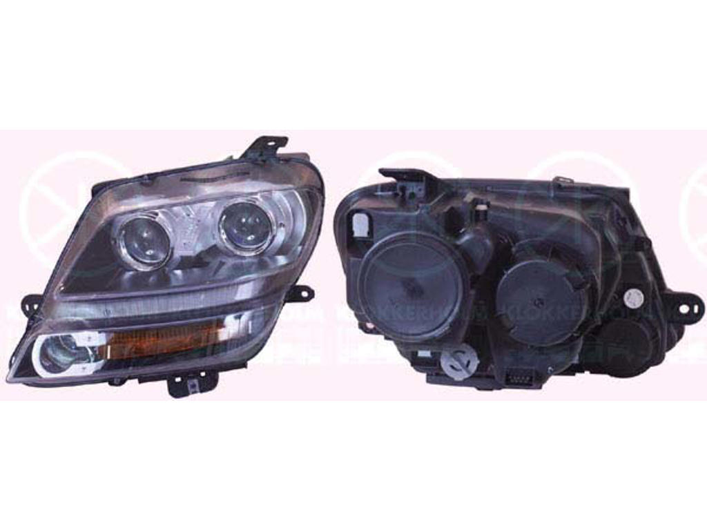 priekinis žibintas, transporto priemonems su žibintu diapazono reguliavimu, biksenonai, Valeo, dešine