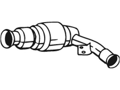 Catalytic Converter, with mounting parts, Emission Standard: Euro 3