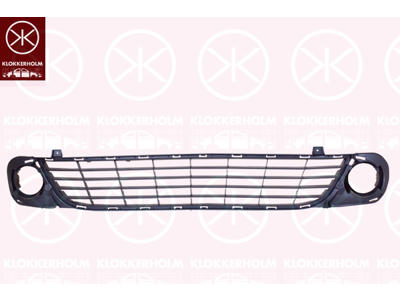 Jäähdyttimen säleikkö, Edessä, musta, reikä/reiät sumuvaloille