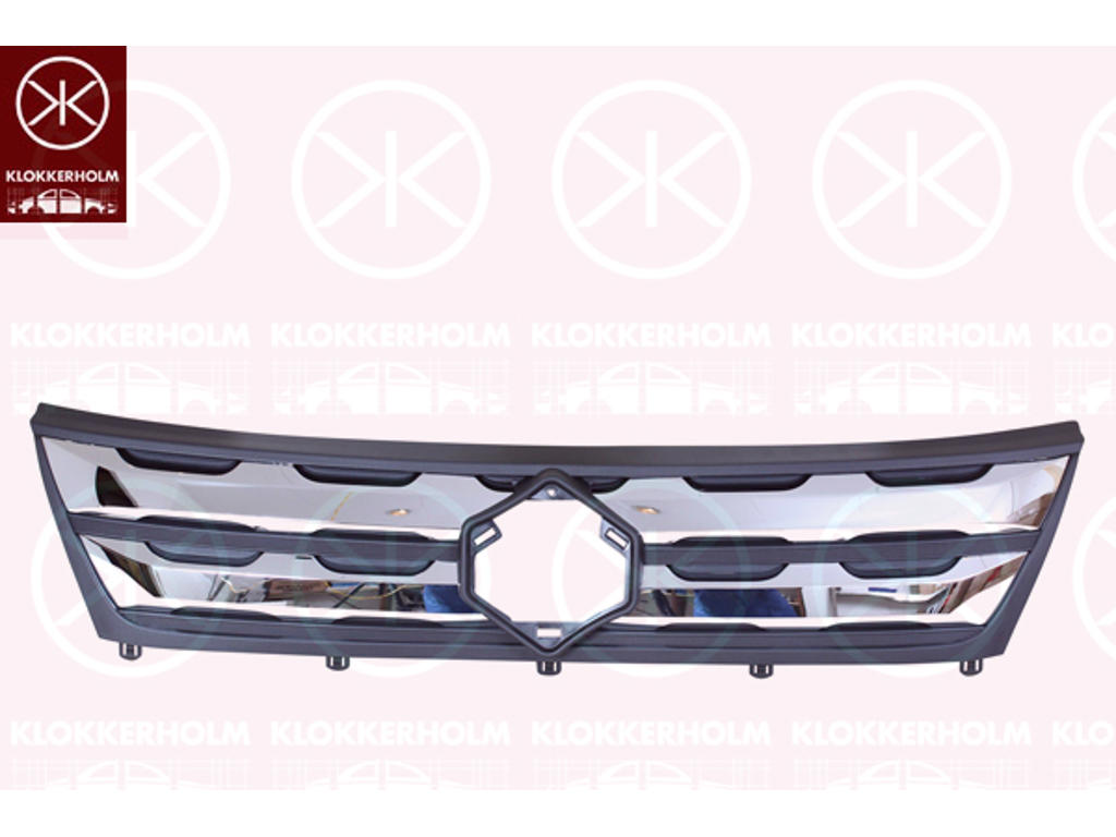 Radiator Grille, chrome/black