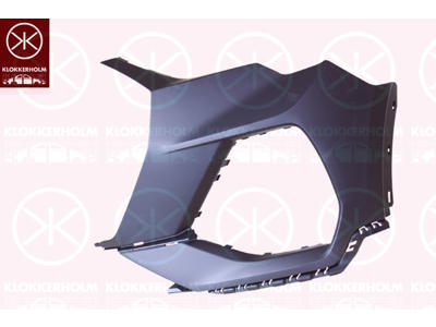 Bumper, w/primer, S-LINE, Left Front