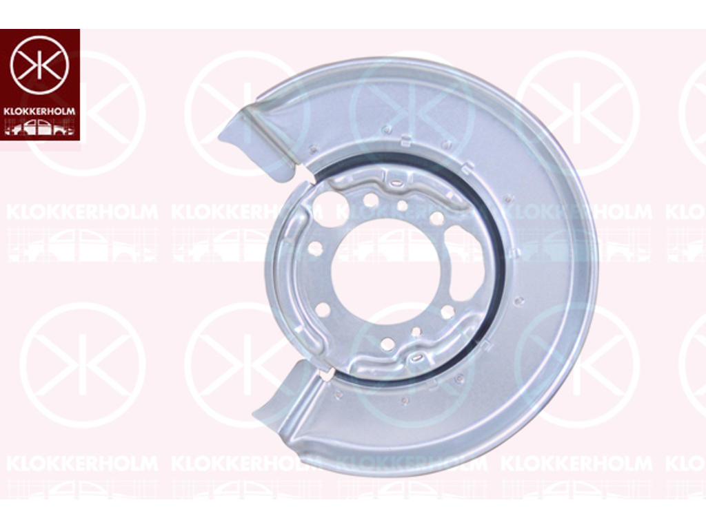 Bromssköld, Bakaxel höger, Diameter 1/diameter 2 [mm]: 310/78, förzinkad