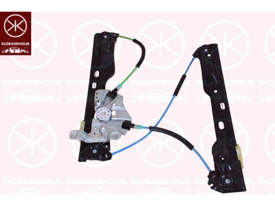 Window Regulator, without electric motor, Electric, Left Front