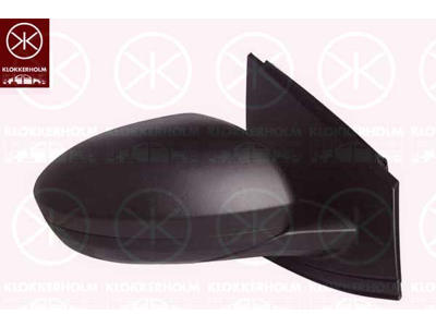 Exterior Mirror, Right, Control: cable pull, Convex, black