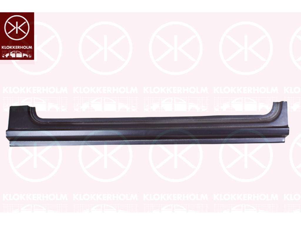 Rocker Panel, Right, for vehicles with sliding door, lateral installation, Repair Panel, Height [cm]: 24