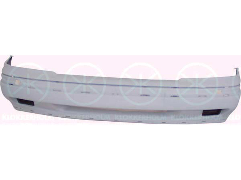 Bumper, w/primer, Front, with hole(s) for fog lights, without hole(s) for washer nozzle
