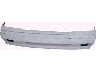 Bumper, w/primer, Front, with hole(s) for fog lights, without hole(s) for washer nozzle