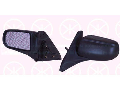 Exterior Mirror, Control: cable pull, Convex, Left