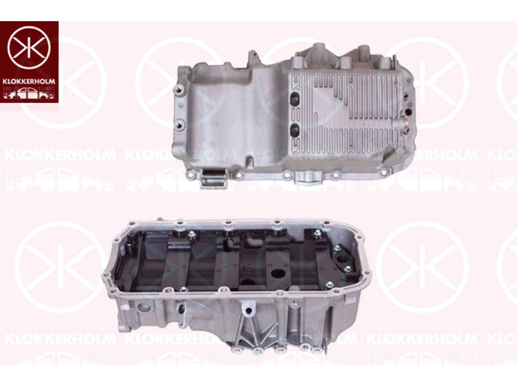 Oil Sump, Manual Transmission, without bore for oil level sensor, Aluminium