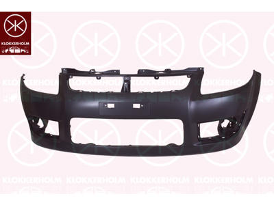 Bumper, Front, Vehicle Production Country: Hungary, w/primer, with hole(s) for fog lights, 2WD, not for trim level: Crossover