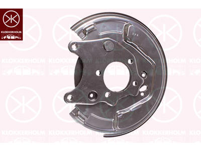 Splash Guard, brake disc, Rear Axle Left