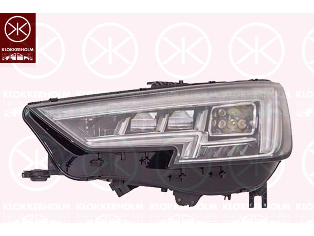 Headlight, Left, LED, for vehicles with adaptive front lighting, with daytime running light (LED), AL
