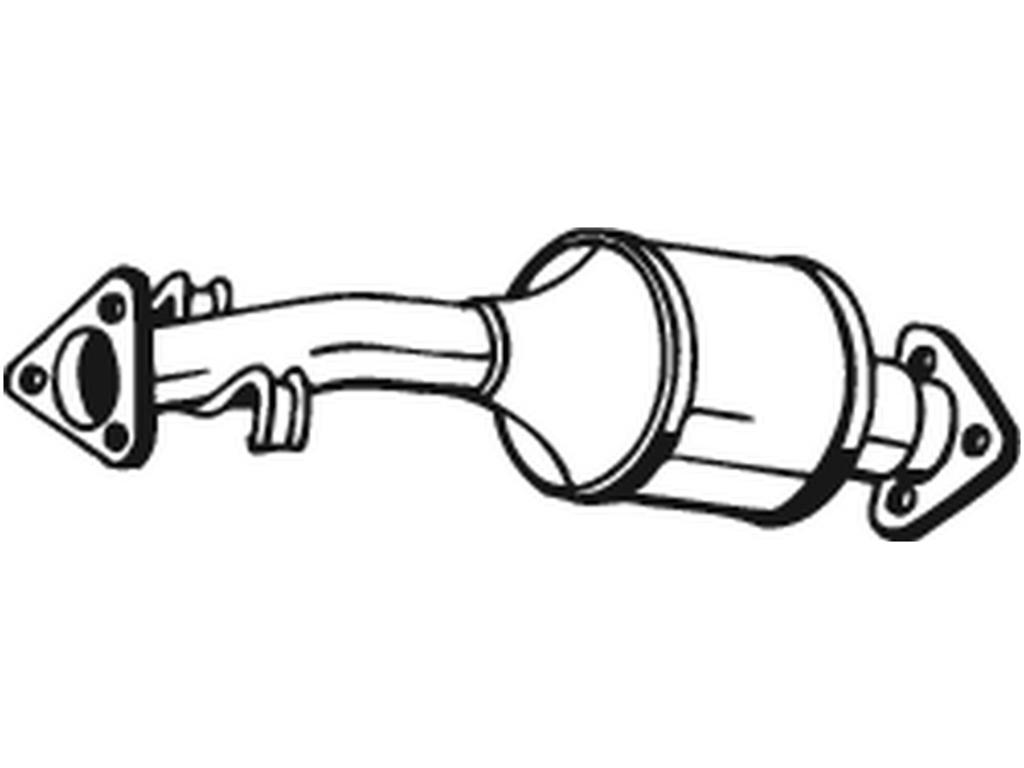 Catalytic Converter, with mounting parts, Emission Standard: Euro 2, Emission Standard: Euro 3, Euro 4