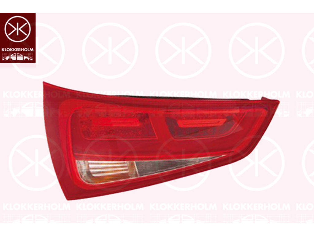 Baglygte, venstre, LED, W16W, uden lampeholder