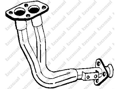 Exhaust Pipe, See accessories list for additionally required parts:  