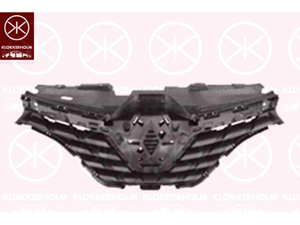 Radiator Grille, Front, black
