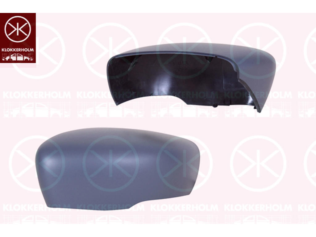 Housing, exterior mirror, Left, w/primer, LED