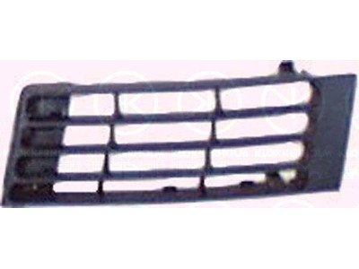 Ventilation Grille, bumper, black, Right Front, Outer section
