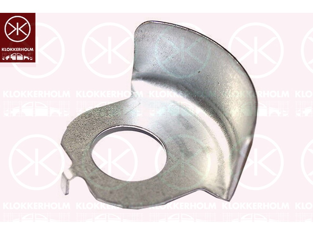 Splash Guard, brake disc, Front Axle, Lower Section, Zinc-coated