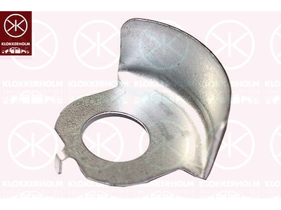Splash Guard, brake disc, Front Axle, Lower Section, Zinc-coated