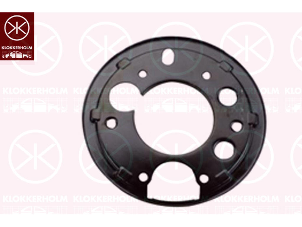 Splash Guard, brake disc, Rear Axle Left, Brake Type: Drum Brake
