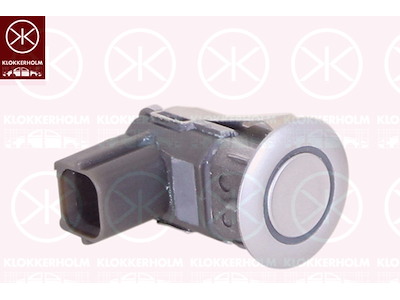 Sensor, parkeringshjälp, silver, fram och bak, Antal stickkontakter: 2, ultraljudsensor