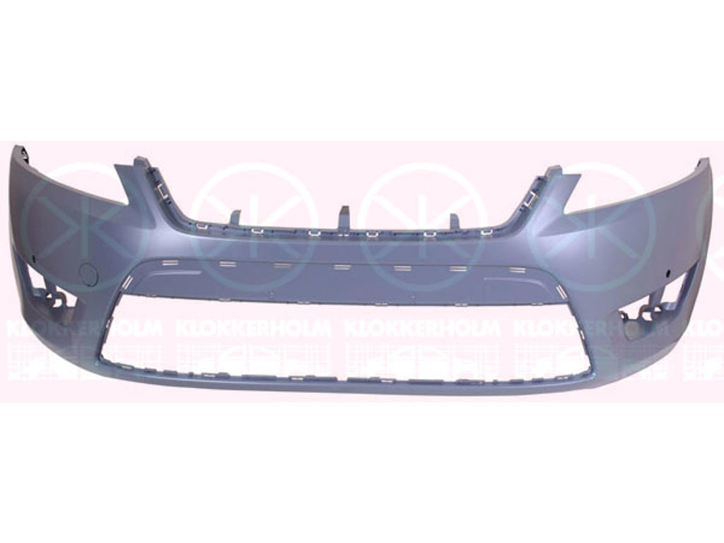 Bumper, w/primer, Front, with hole(s) for park distance control