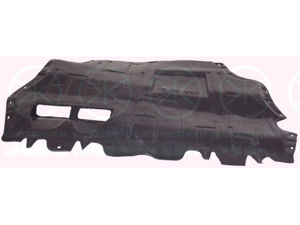 Cache moteur, Partie inférieure