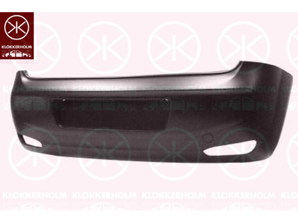 Bumper, w/primer, Rear