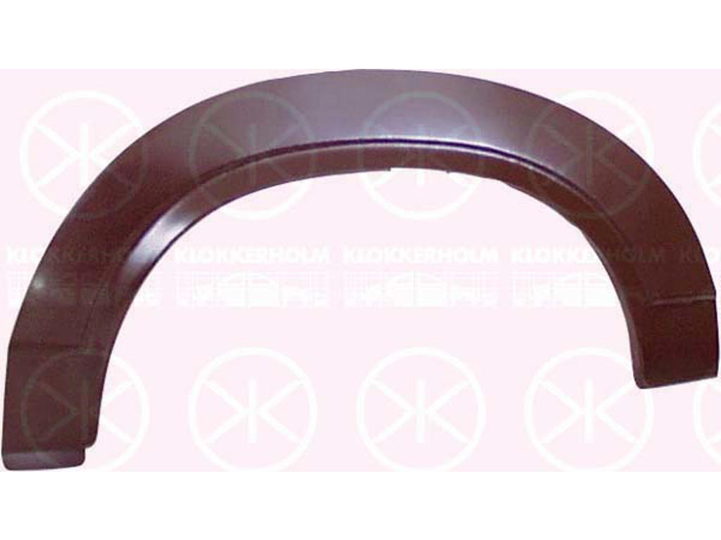 Quarter Panel, 2-dr, Wheel Arch Border, Repair Panel, Right Rear