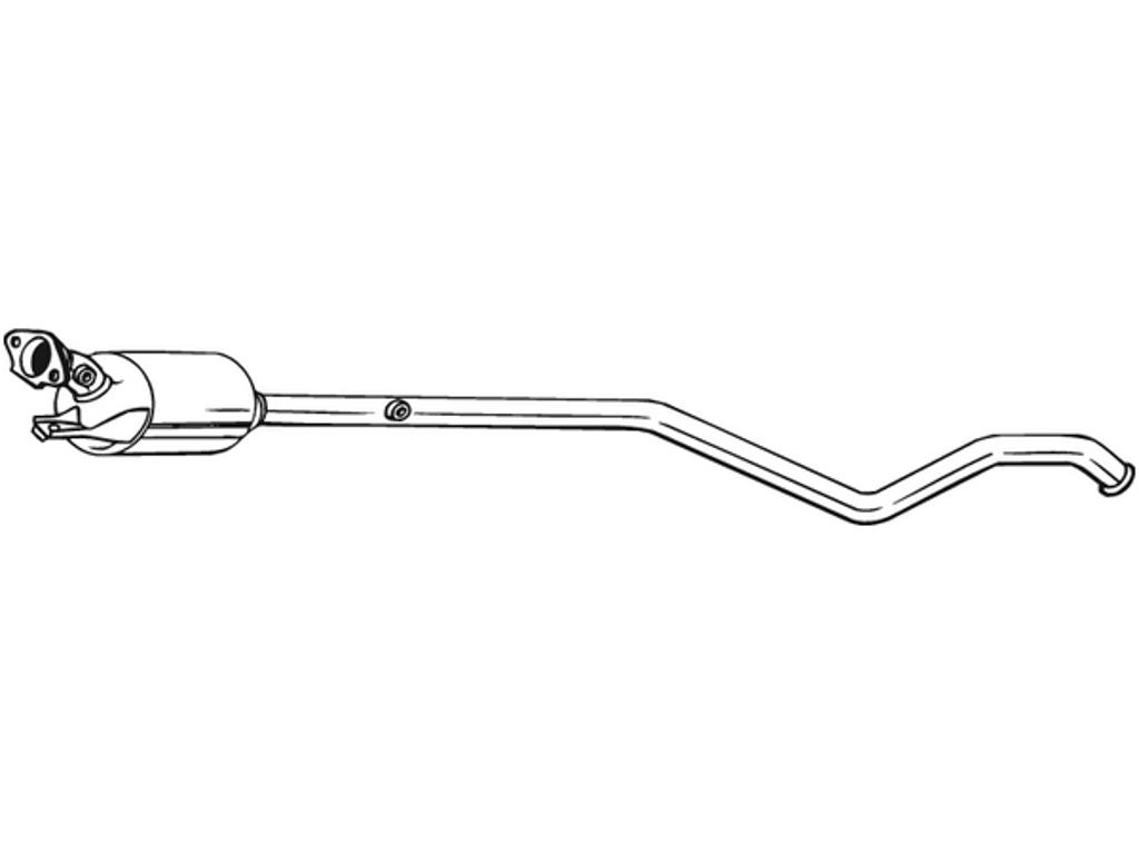 Catalytic Converter, with mounting parts, Emission Standard: Euro 3