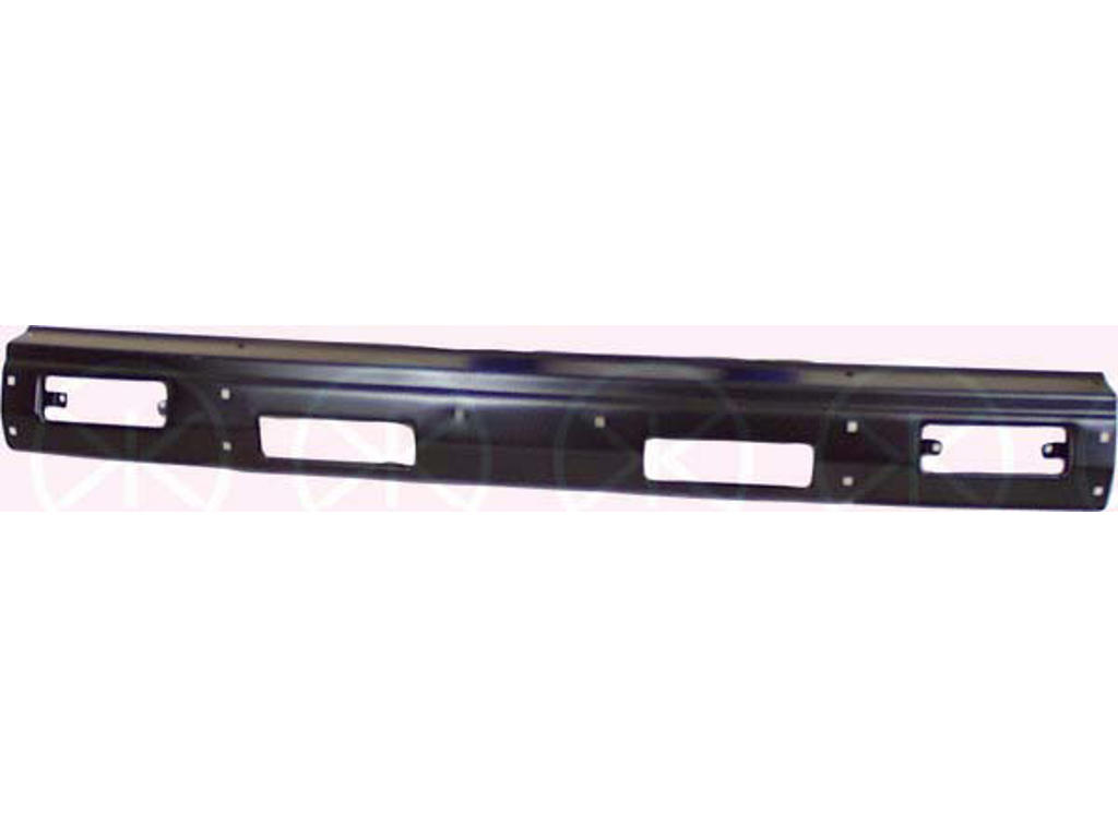 Bumper, King Cab, Front, black, Centre Section