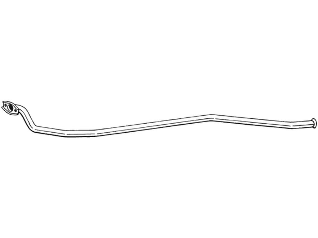 Exhaust Pipe, See accessories list for additionally required parts:  