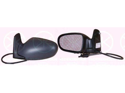 Exterior Mirror, Control: cable pull, Convex, Right