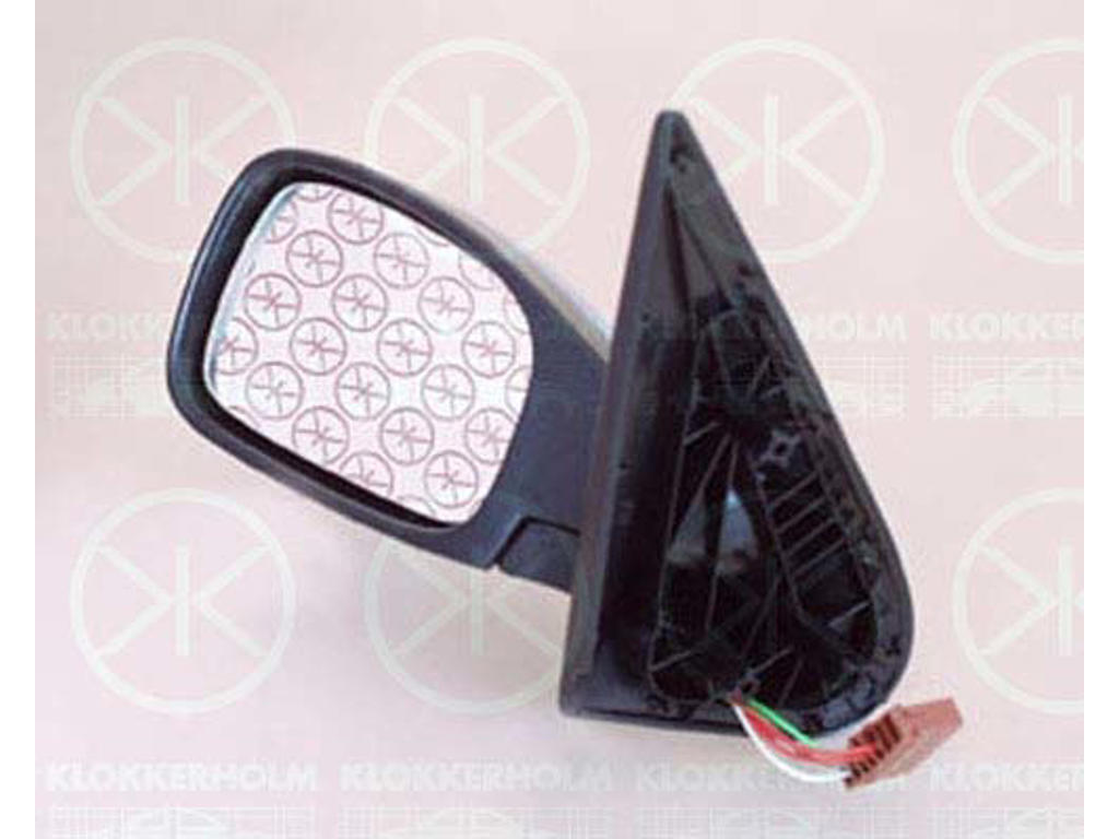 Exterior Mirror, w/primer, with thermo sensor, for electric mirror adjustment, Convex, Heatable, Right