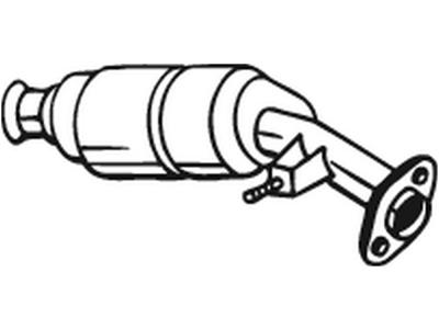 Catalytic Converter, with mounting parts, Emission Standard: Euro 3, Euro 4