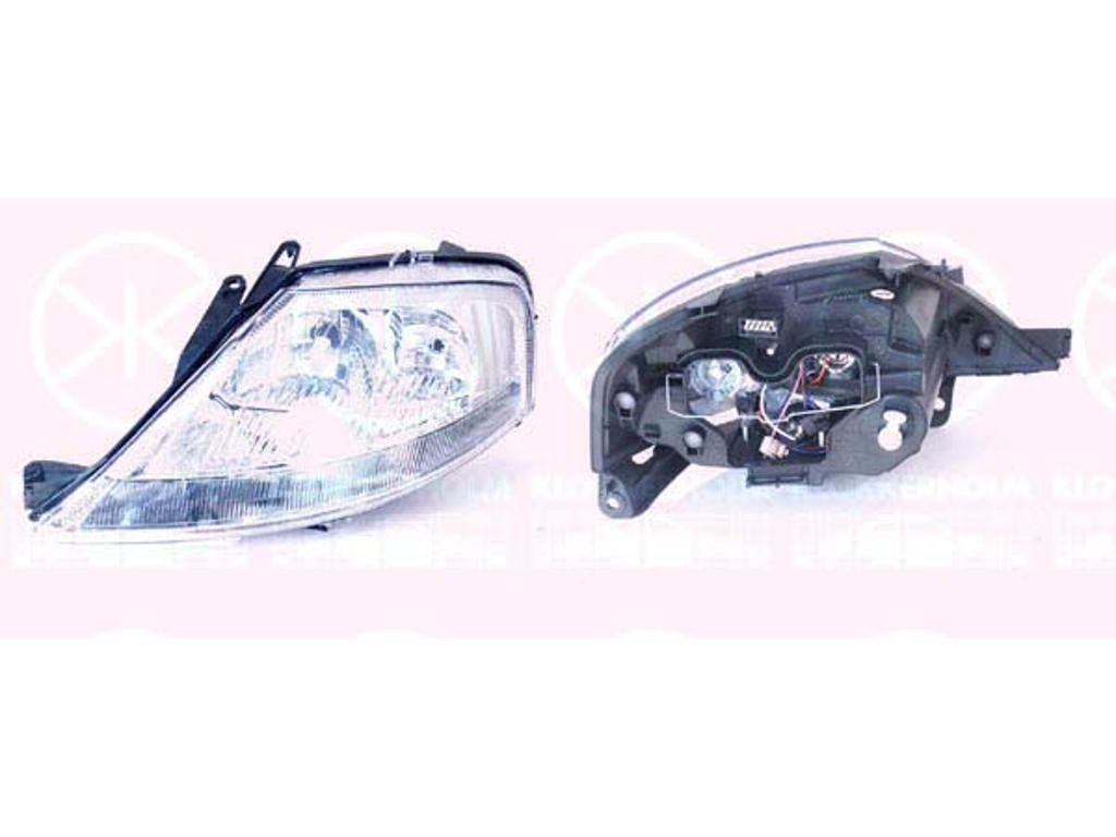 Headlight, H7/H1, for vehicles with headlight levelling, with motor for headlamp levelling, T.Y.C, Right, Illuminance [lx]: 25