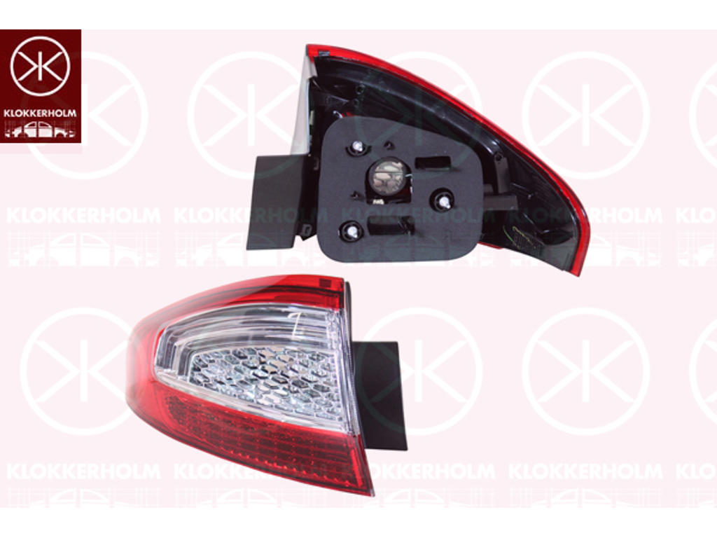 Baglygte, venstre, ydre del, LED, PY21W, uden lampeholder