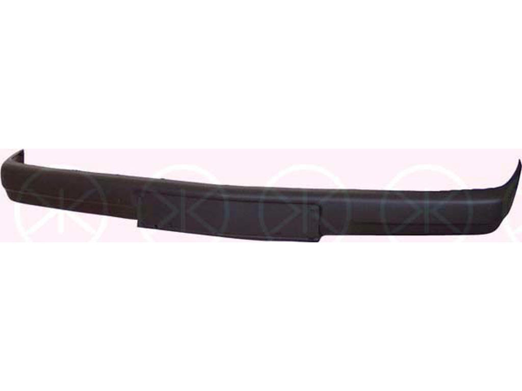 Trim/Protection Strip, bumper, Front, black