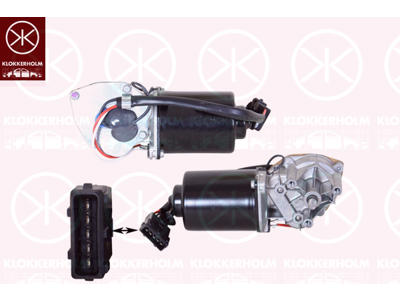 Vindrutetorkarmotor, Fram, Spänning [V]: 12