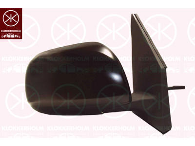 Exterior Mirror, w/primer, for electric mirror adjustment, Convex, Heatable, Left
