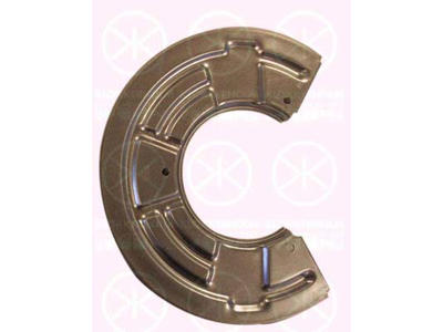 Dekplaat, remschijf, Automatische versnellingsbak, Vooras, Diameter 1/2 [mm]: 285/125, Gegalvaniseerd
