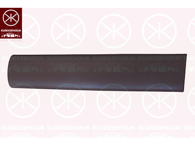 Prydnads-/ Skyddlist, dörr, 4-drs, till höger bak, svart