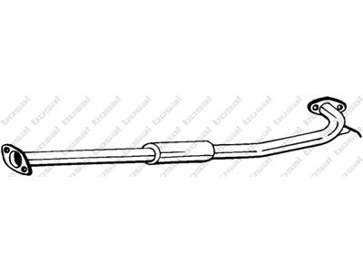 Centre Muffler, See accessories list for additionally required parts:  