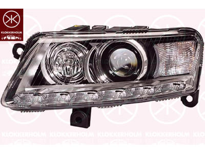 Forlygte, højre, Lysstyrke [lx]: 20, Bi-Xenon, D3S/H7, med kørelys, med indstillingsmotor for LWR, uden styreenhed til Xenon, Hella